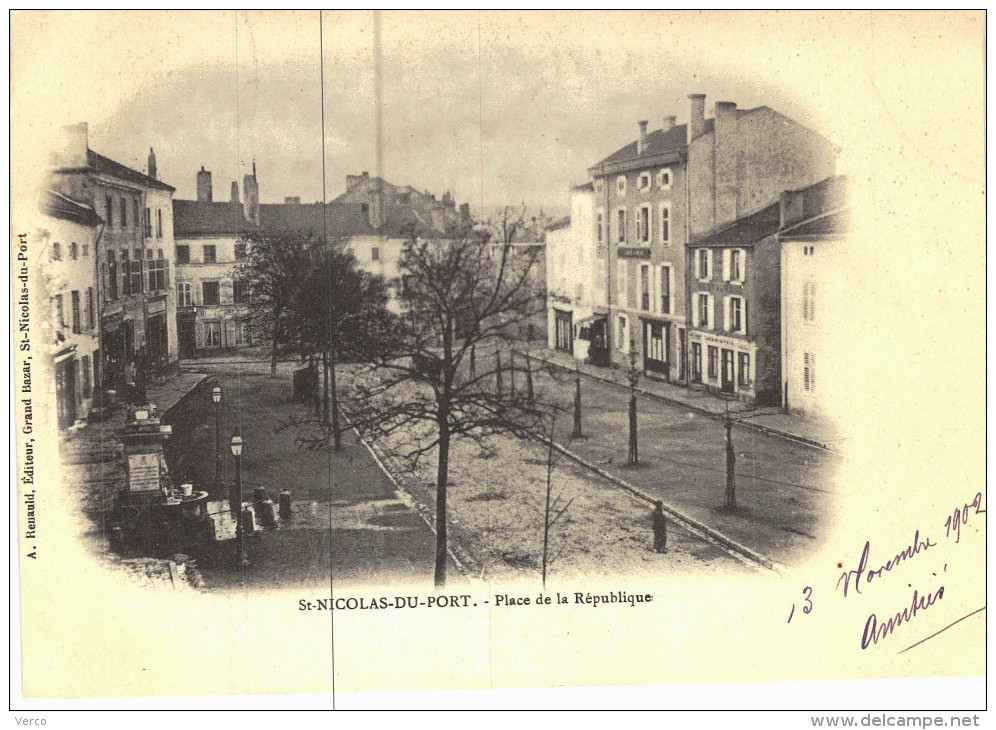 Carte Postale Ancienne de SAINT NICOLAS de PORT