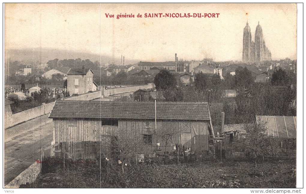 Carte Postale Ancienne de SAINT NICOLAS de PORT