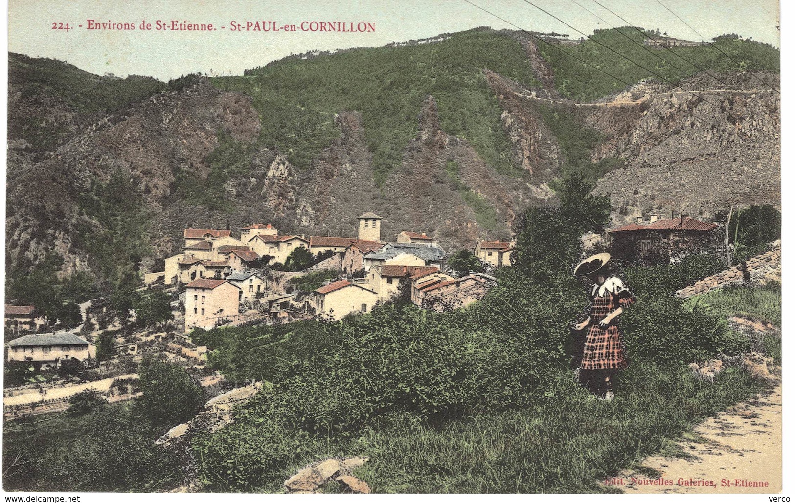 Carte postale ancienne de SAINT  PAUL en CORNILLON