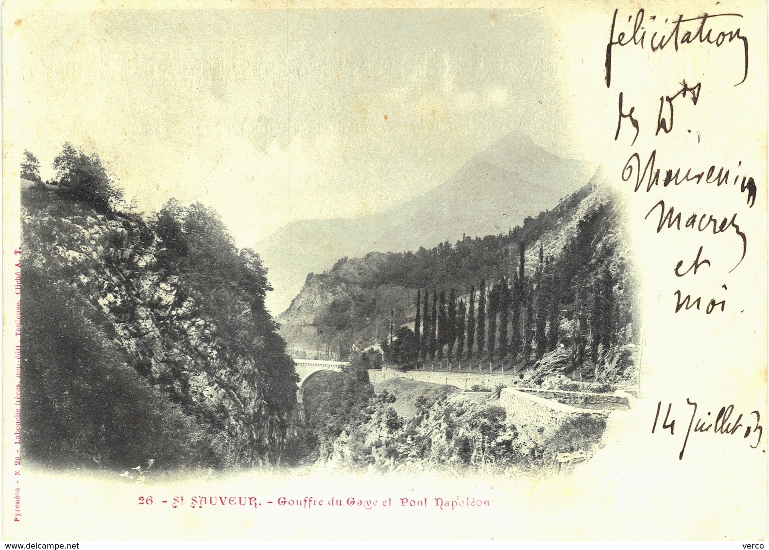 Carte Postale ancienne de SAINT SAUVEUR