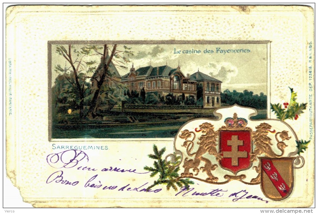 Carte Postale Ancienne de SARREGUEMINES