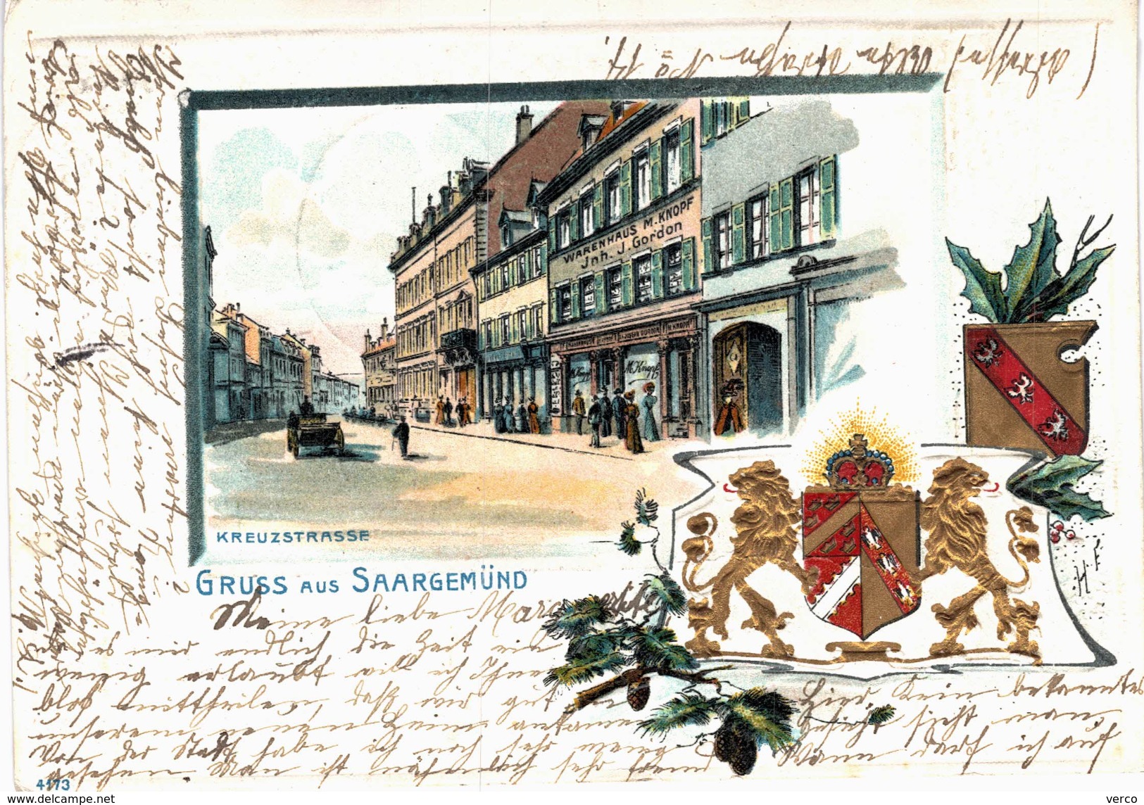Carte postale ancienne de SARREGUEMINES (Saargemund)