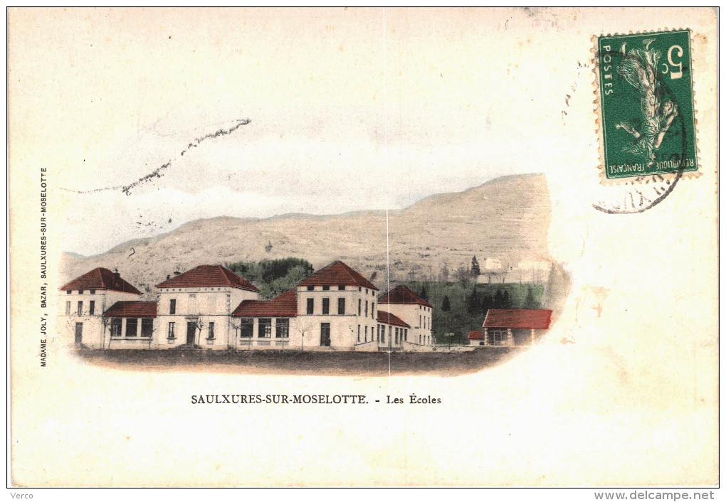 Carte Postale Ancienne de SAULXURES sur MOSELOTTE