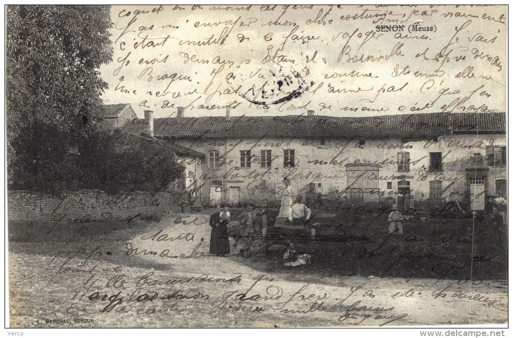 Carte Postale Ancienne de SENON / AMEL