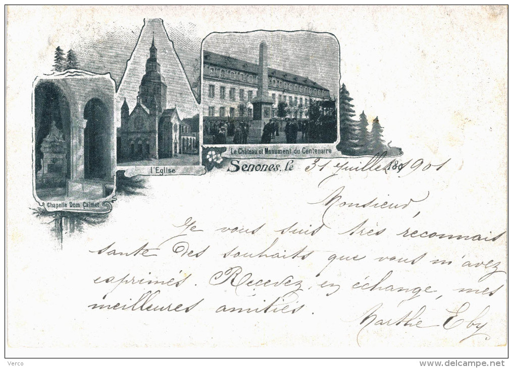Carte Postale Ancienne de SENONES