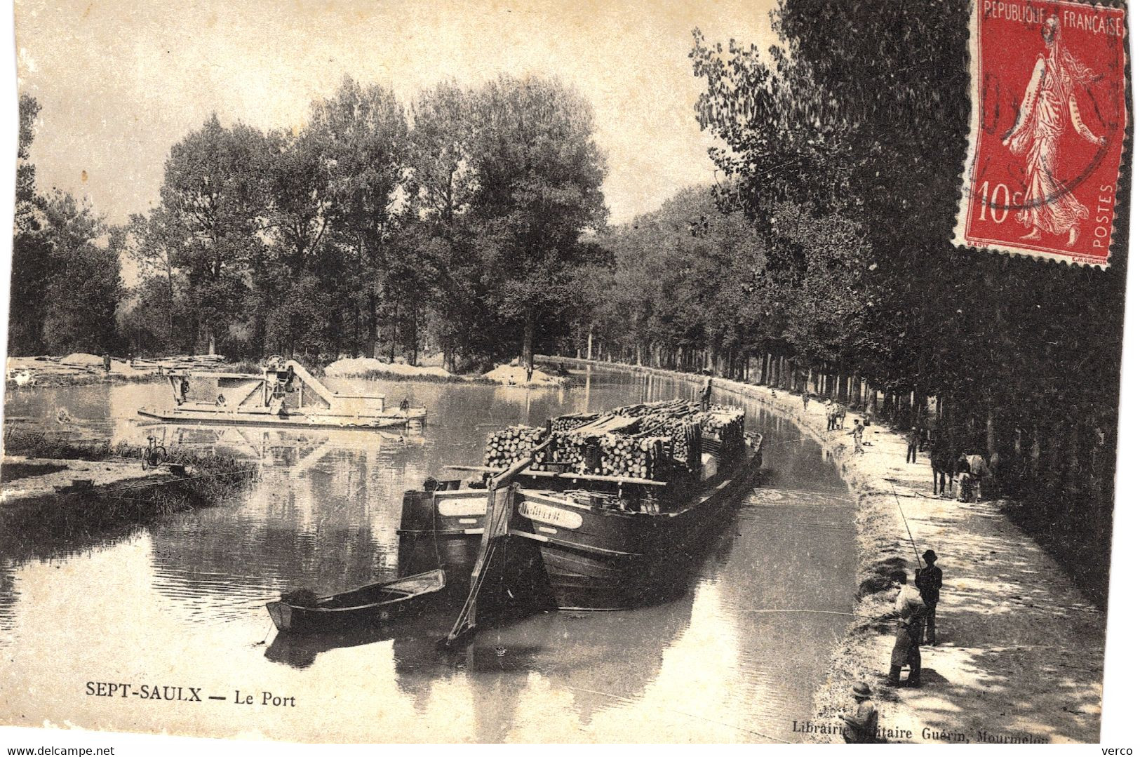 Carte POSTALE Ancienne de SEPT - SAULX / Le Port