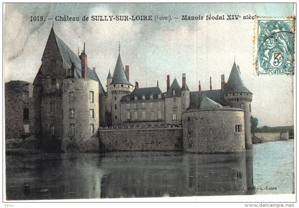 Carte Postale Ancienne de SULLY sur LOIRE