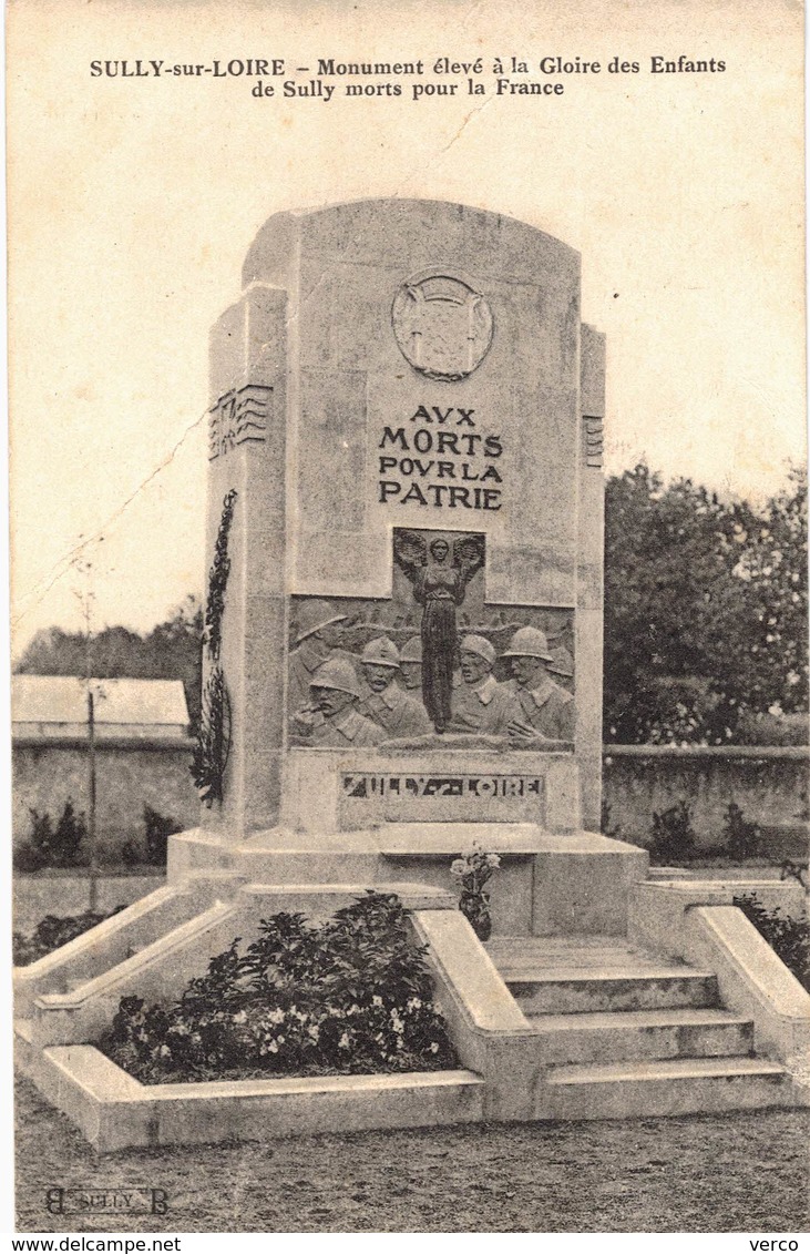 Carte POSTALE  Ancienne de SULLY sur LOIRE