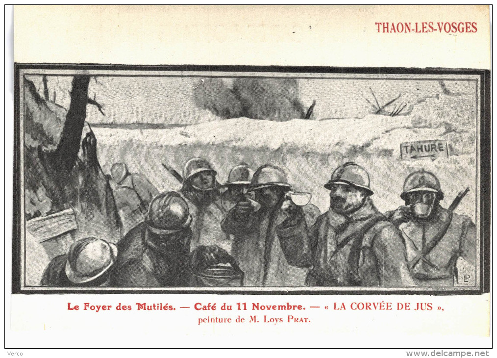 Carte Postale Ancienne de THAON les VOSGES