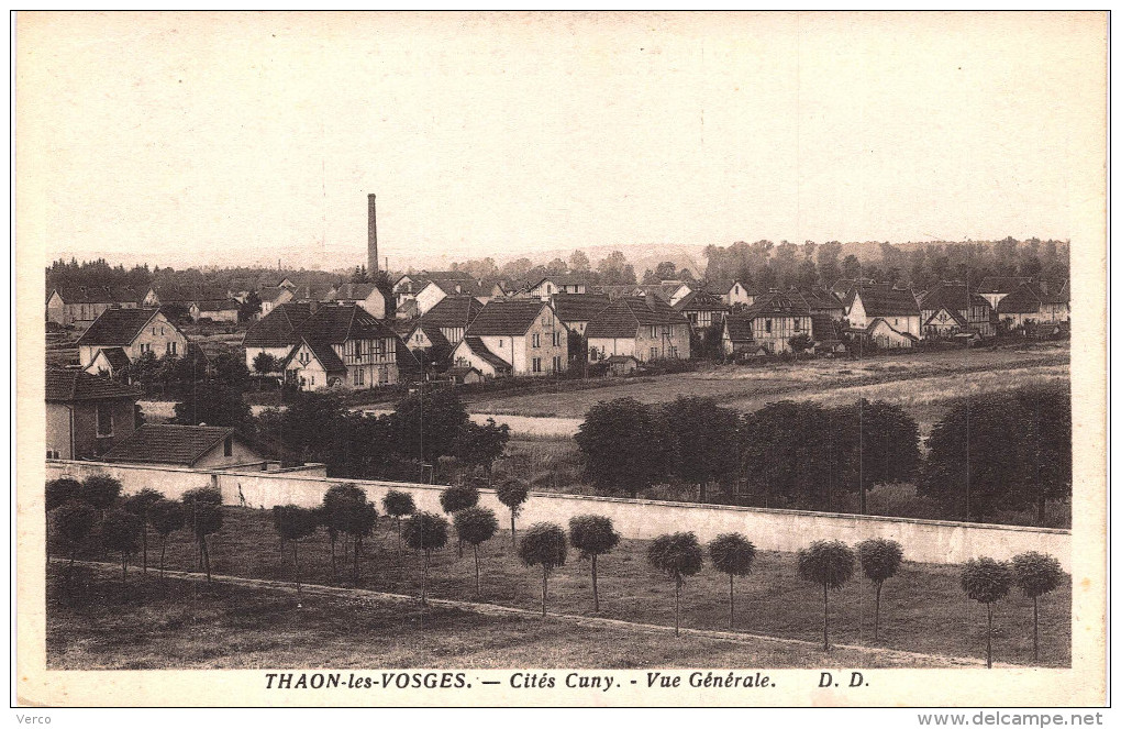 Carte Postale Ancienne de THAON les VOSGES