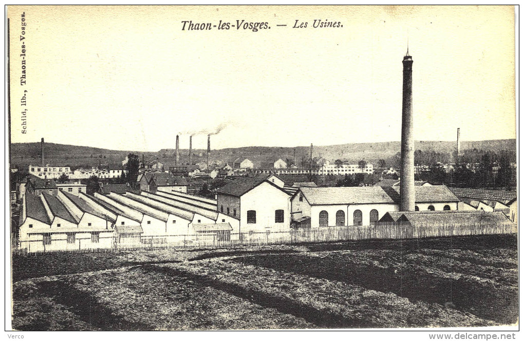 Carte Postale Ancienne de THAON les VOSGES