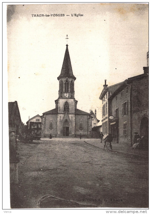 Carte Postale Ancienne de THAON les VOSGES