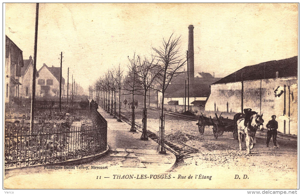 Carte Postale Ancienne de THAON les VOSGES