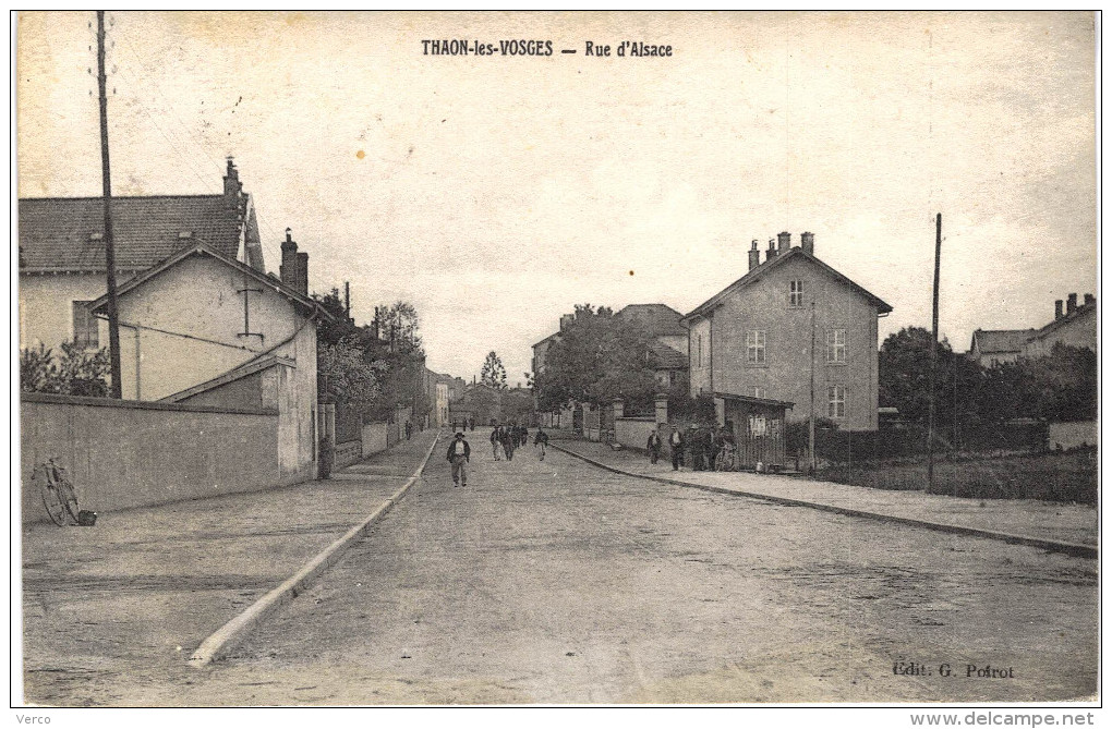 Carte Postale Ancienne de THAON les VOSGES
