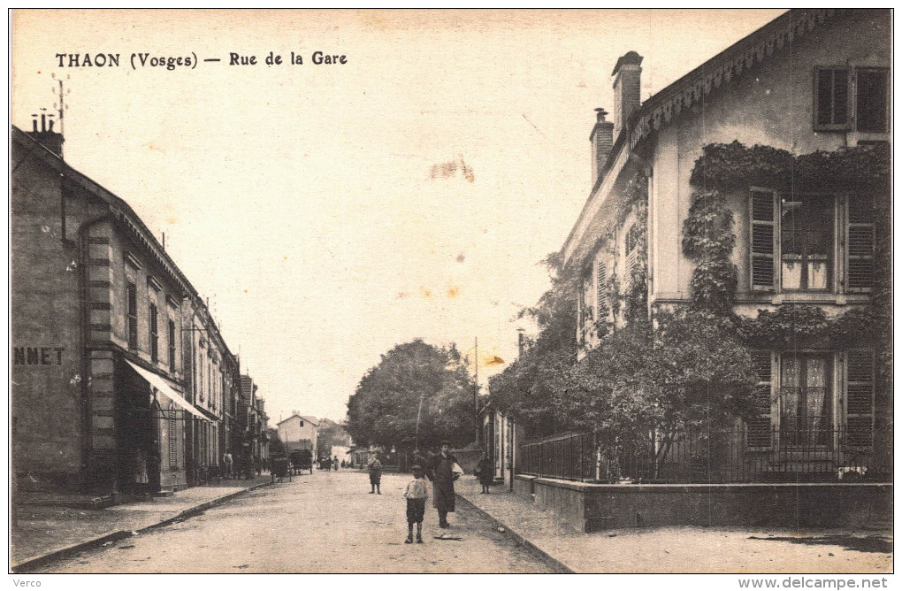 Carte Postale Ancienne de THAON les VOSGES