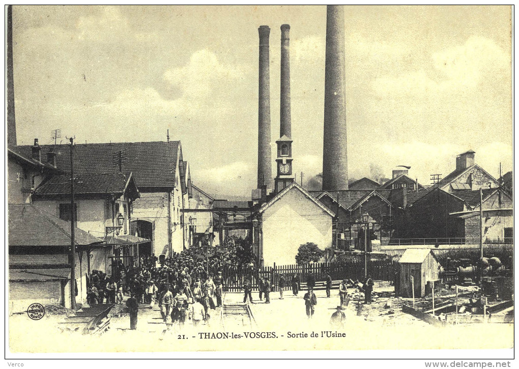Carte Postale Ancienne de THAON les VOSGES