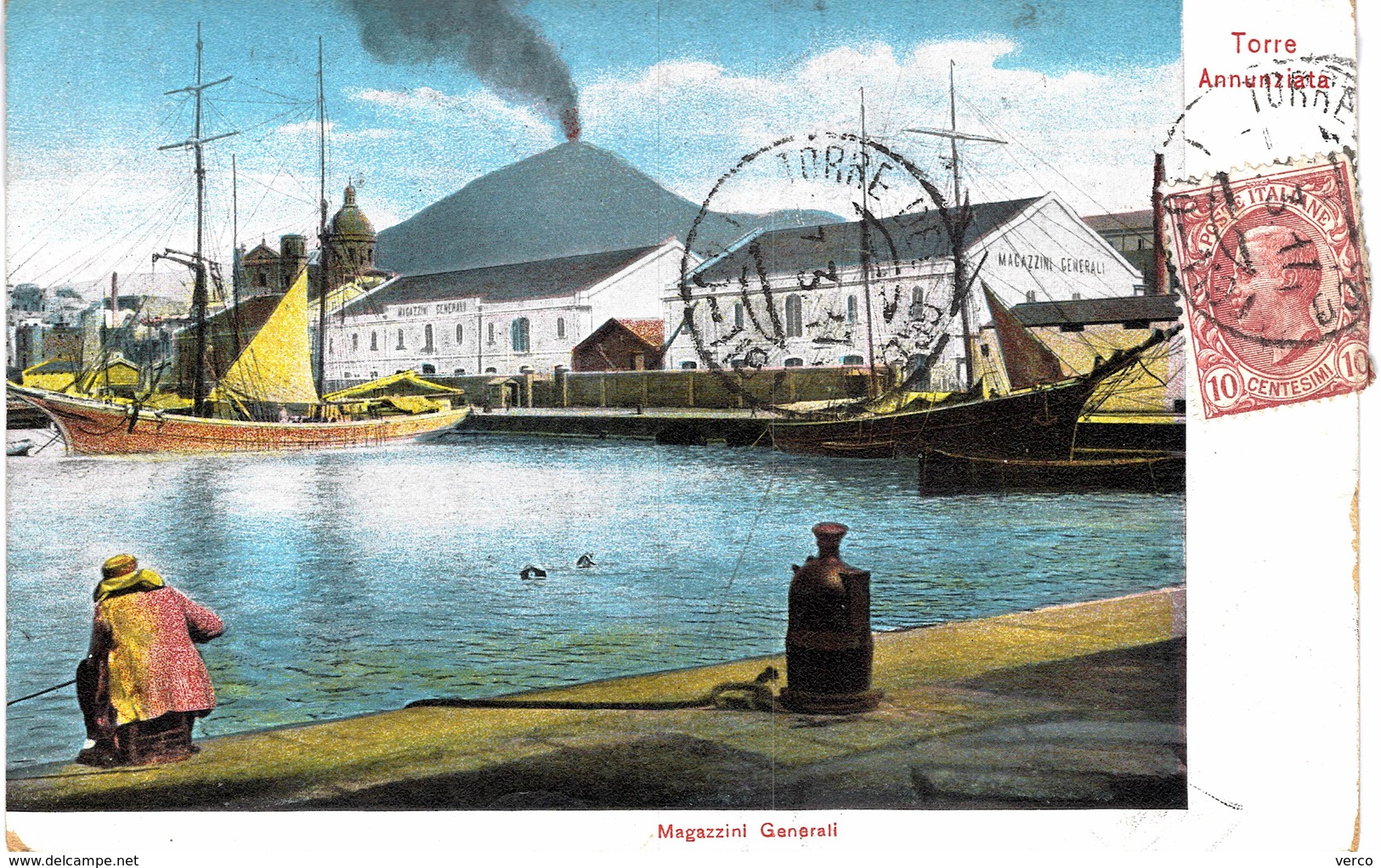 Carte postale ancienne de TORRE del GRECO