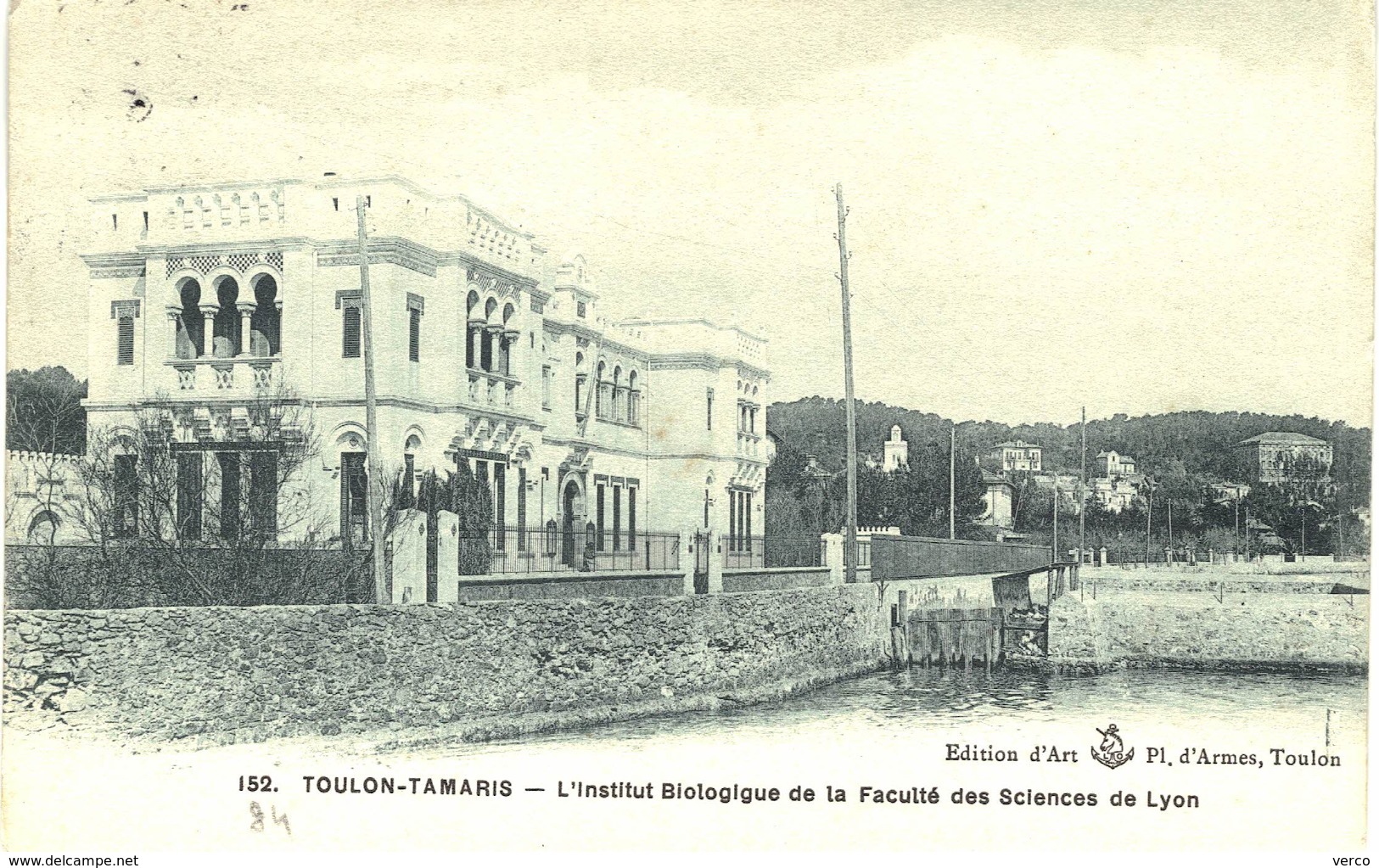 Carte Postale  ANCIENNE de  TOULON -TAMARIS / Institut biologique