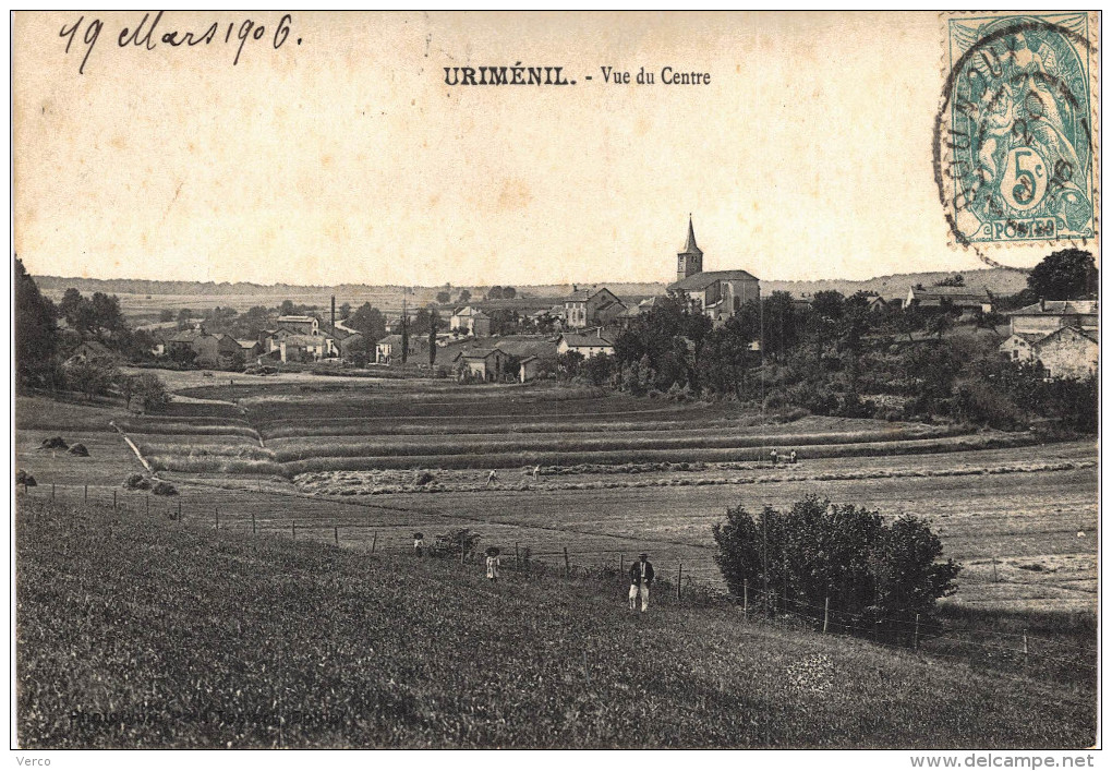 Carte Postale Ancienne de URIMENIL