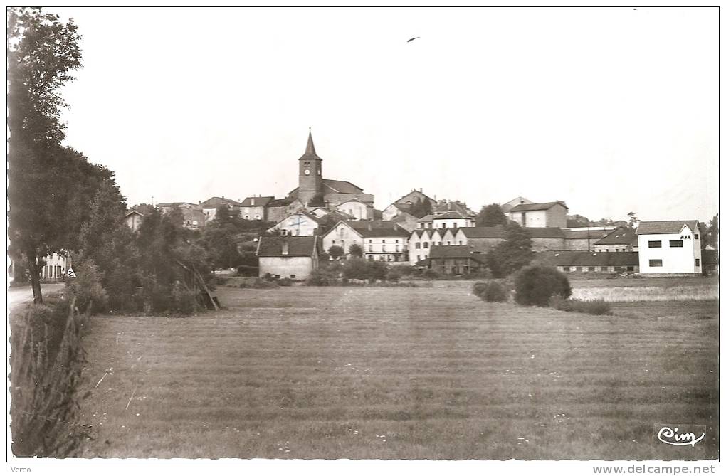 Carte Postale Ancienne de URIMENIL-Vue sur le Centre
