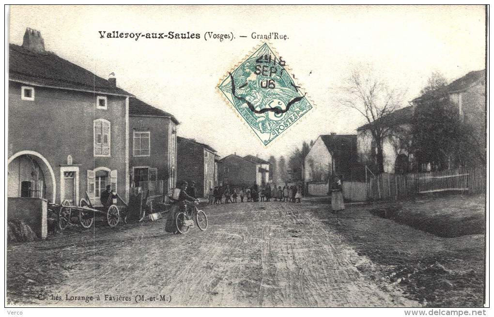 Carte Postale Ancienne de VALLEROY aux SAULES