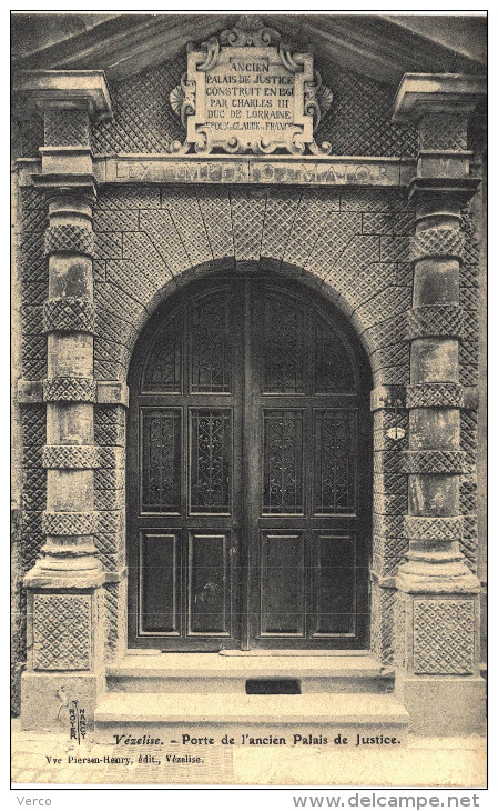 Carte Postale Ancienne de VEZELISE