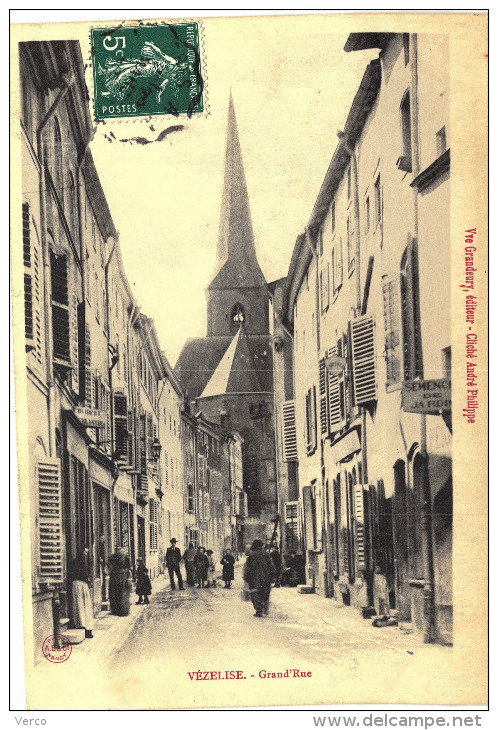 Carte Postale Ancienne de VEZELISE