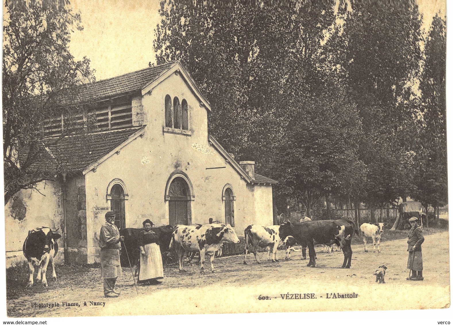 Carte postale ancienne de VEZELISE - L'Abattoir