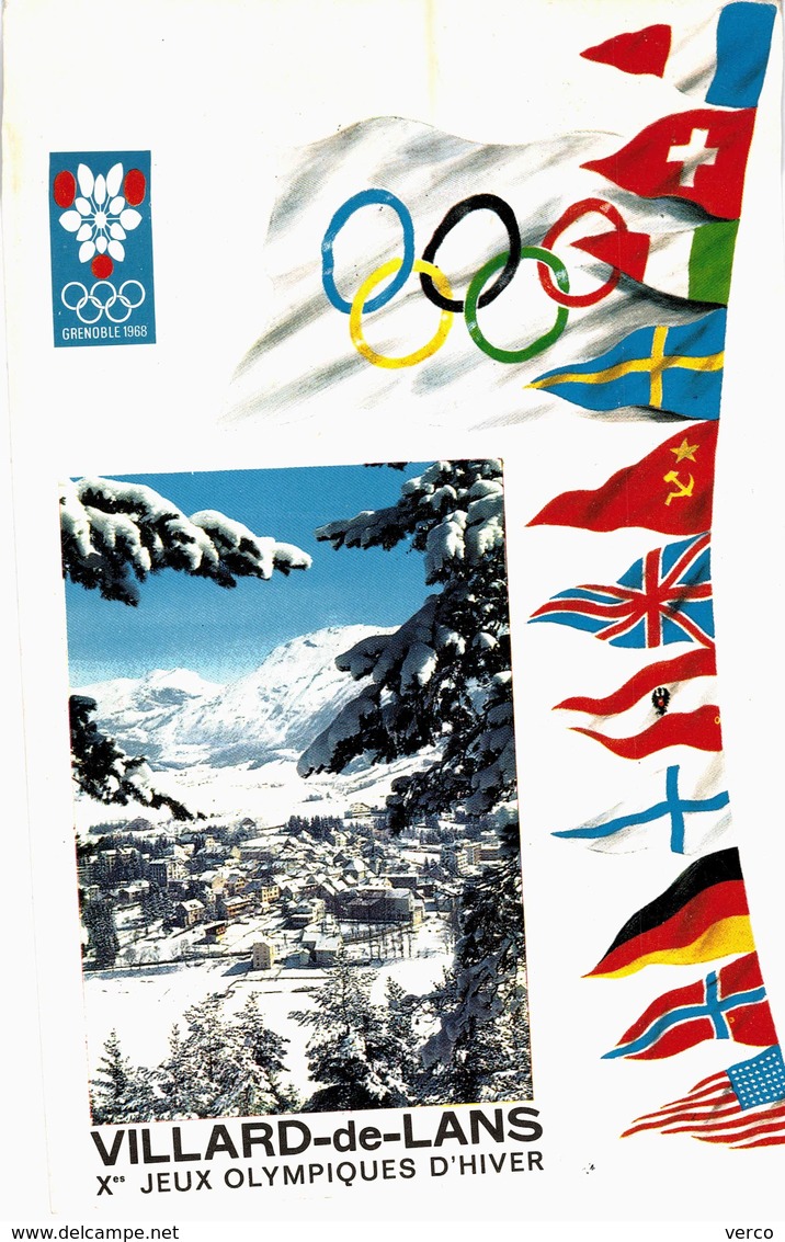 Carte   POSTALE  Ancienne de VILLARD de LANS - Jeux olympiques d'Hiver 1968