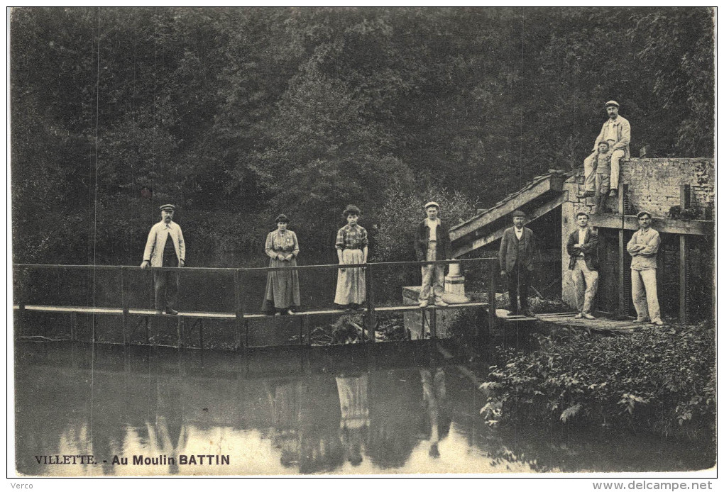 Carte Postale Ancienne de VILLETTE