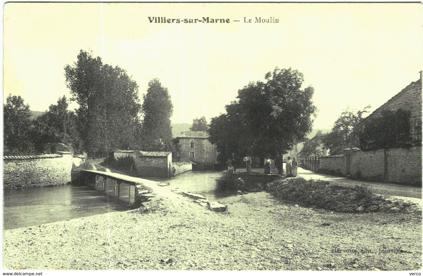 Carte Postale Ancienne de VILLIERS SUR MARNE-Le Moulin