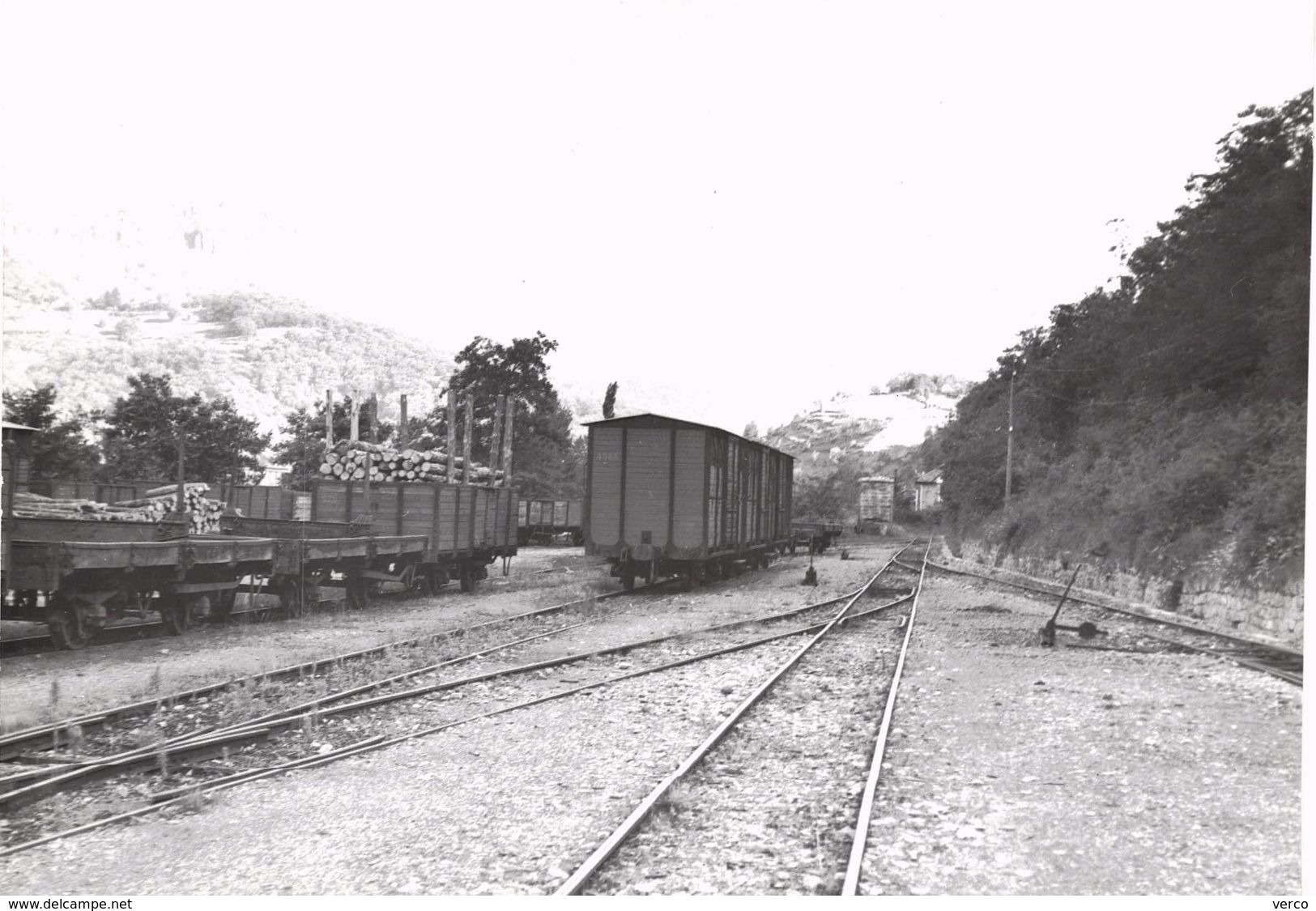 Carte postale ancienne de VOIE FERREE - FLORAC