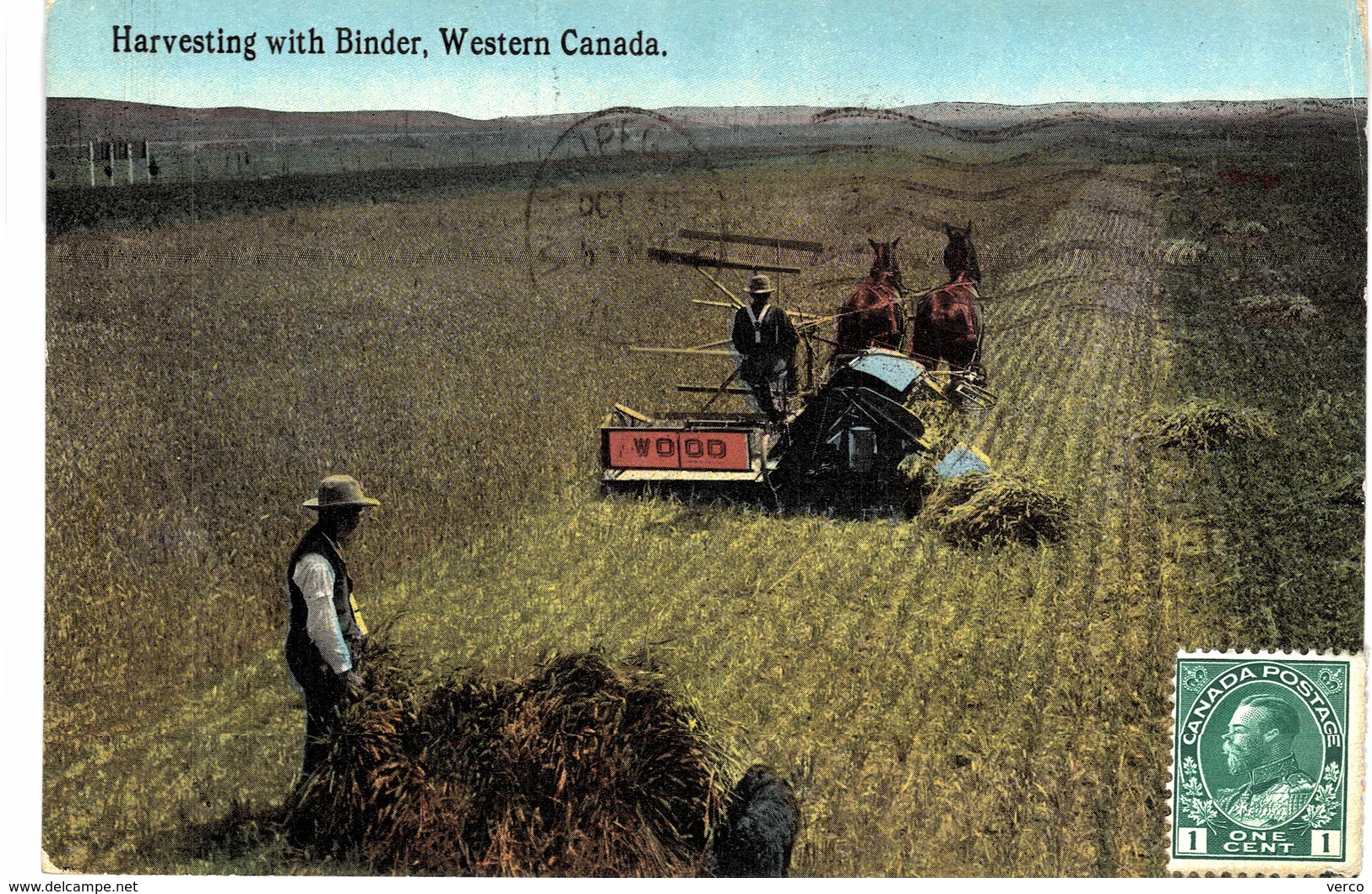 Carte  postale ancienne de WESTERN CANADA