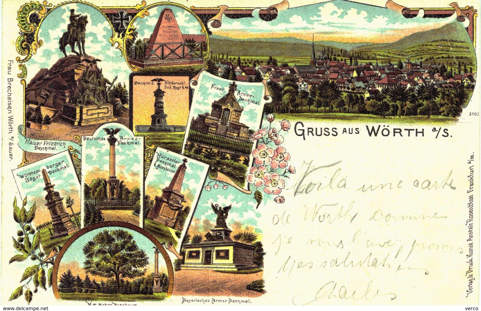 Carte postale ancienne de WOERTH