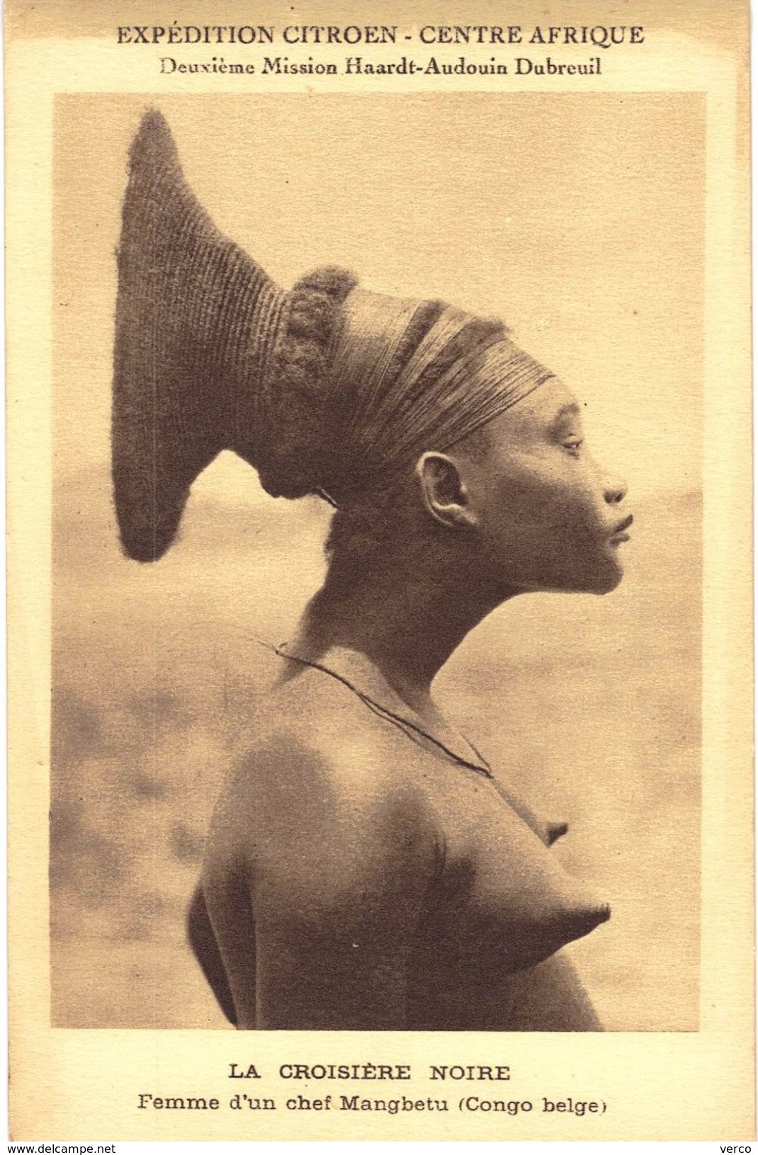 Carte postale ancienne du CONGO BELGE