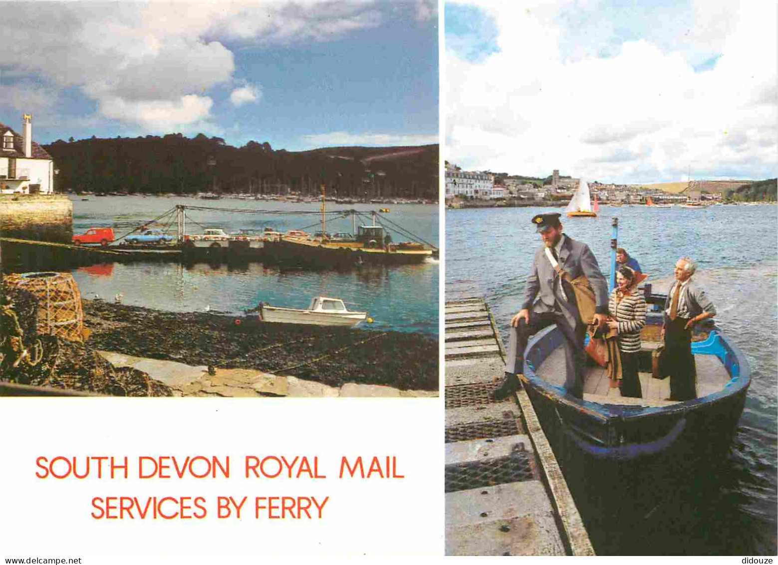 Carte Postale - Angleterre - Devon - South Devon Royal mail Services by Ferry - Multivues - Devon - England - Royaume Un