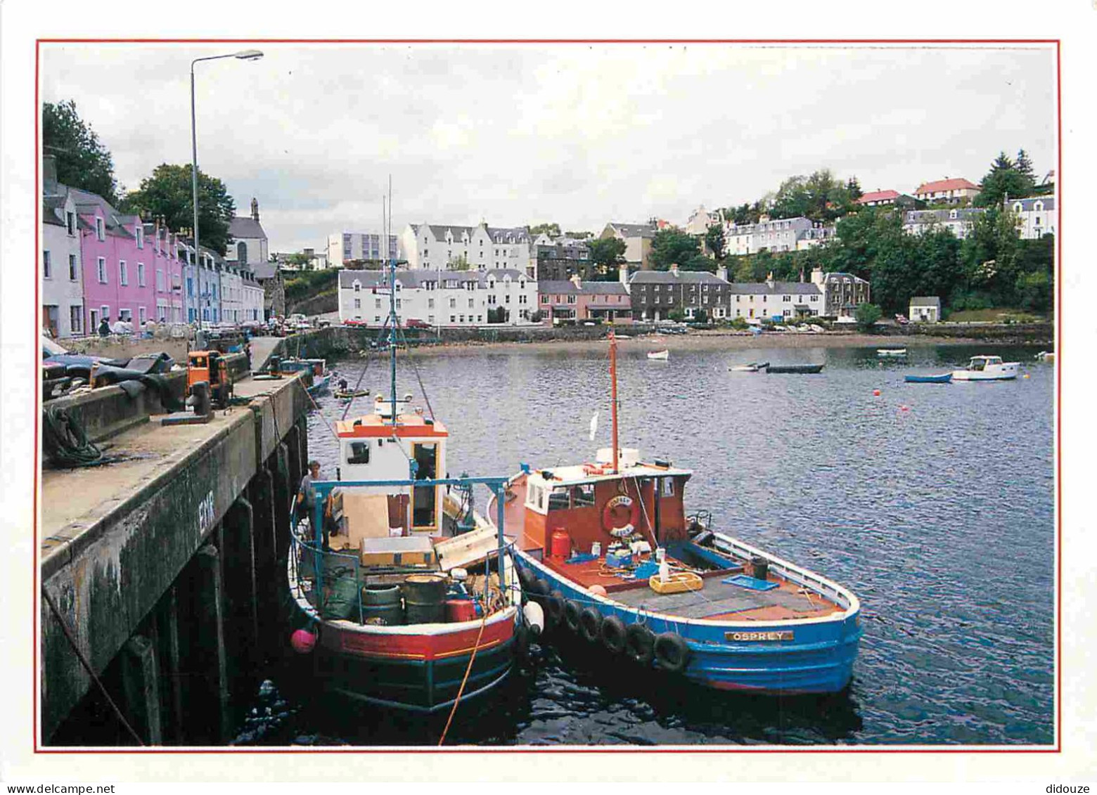 Carte Postale - Angleterre - Isle of Skye - Portree Harbour - Bateaux - Iles de la Manche - England - Royaume Uni - UK -