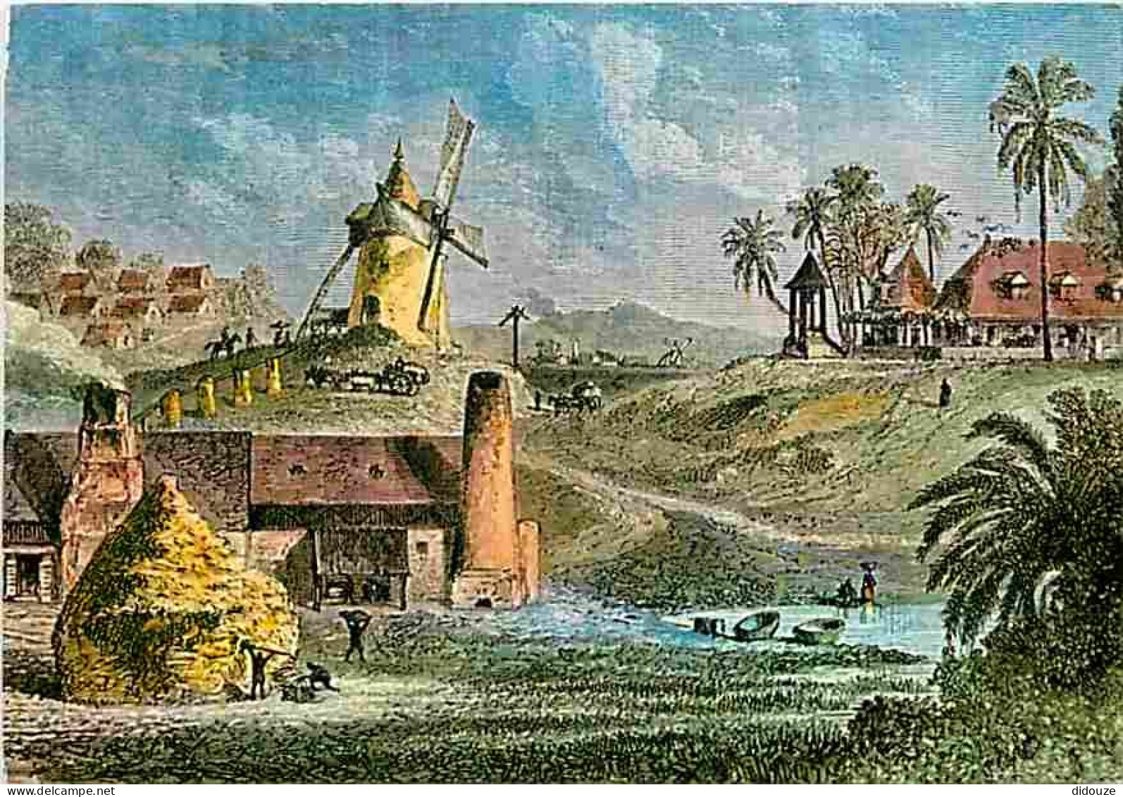 Carte Postale - Antilles - Dessin - Les Antilles d'Autrefois - CPM - Voir Scans Recto-Verso - Poscard - Carta Postal -