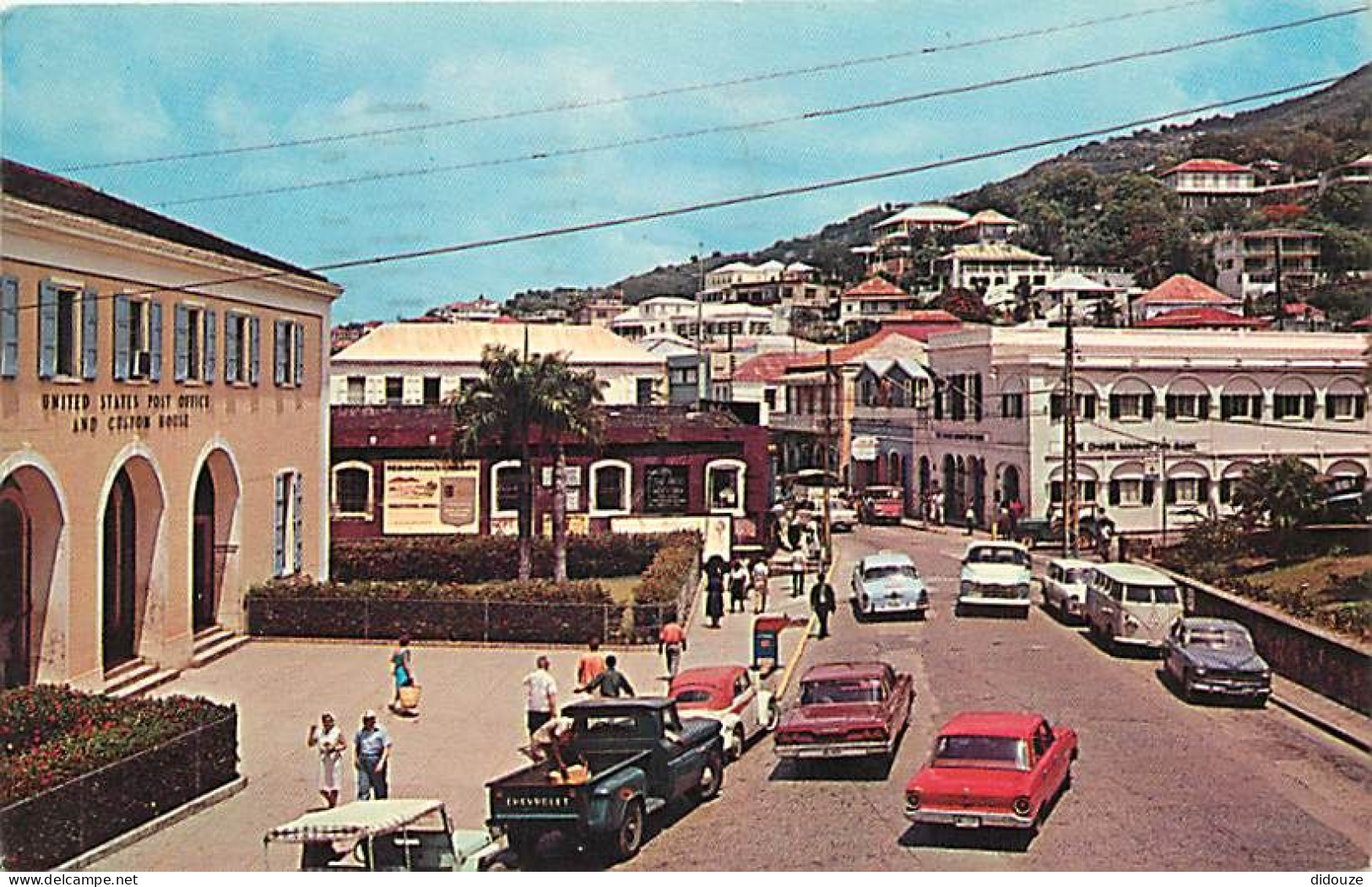 Carte Postale - Antilles - Iles Vierges Américaines - U S Virgin Islands - St Thomas - Main Square - Looking towards Mai
