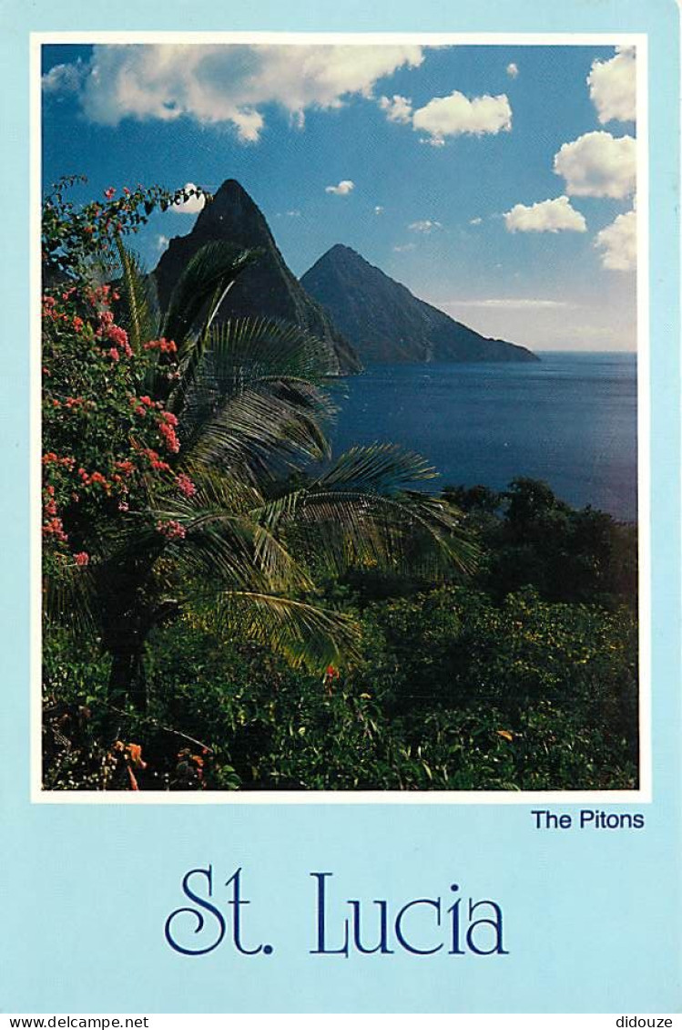 Carte Postale - Antilles - Sainte Lucie - Saint Lucia - The Pitons - CPM - Voir Scans Recto-Verso - Poscard - Carta Post