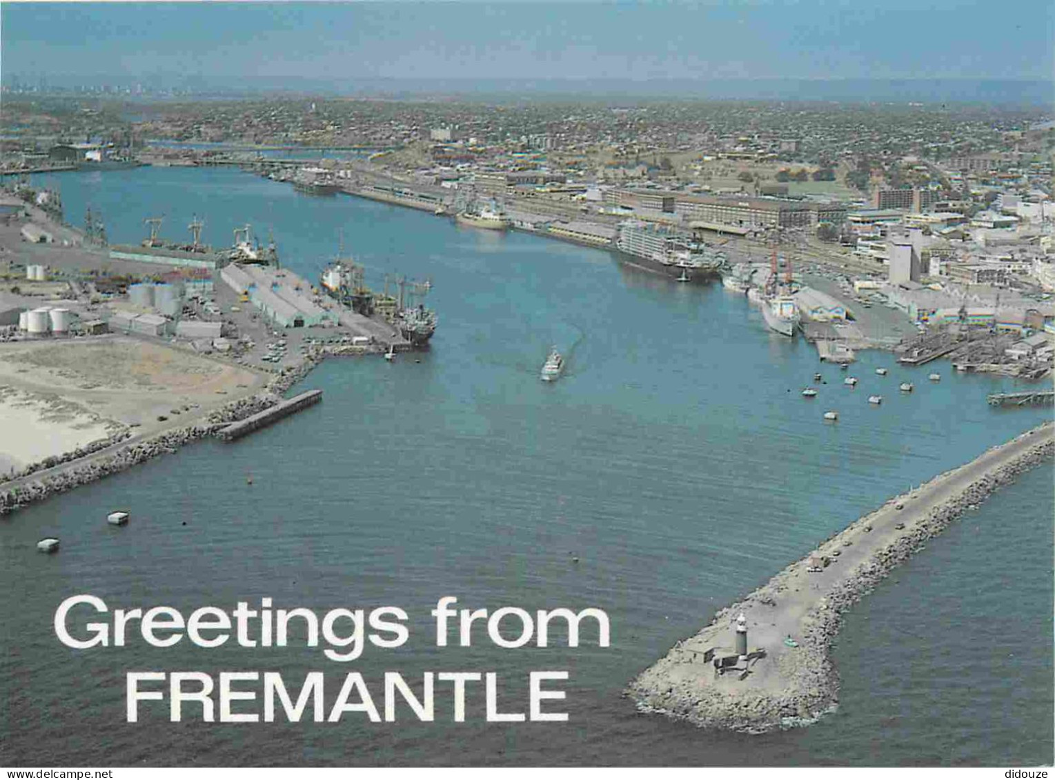 Carte Postale - Australie - Fremantle - Aerial View of Fremantle - vue aérienne - CPM - Voir Scans Recto-Verso - Poscard