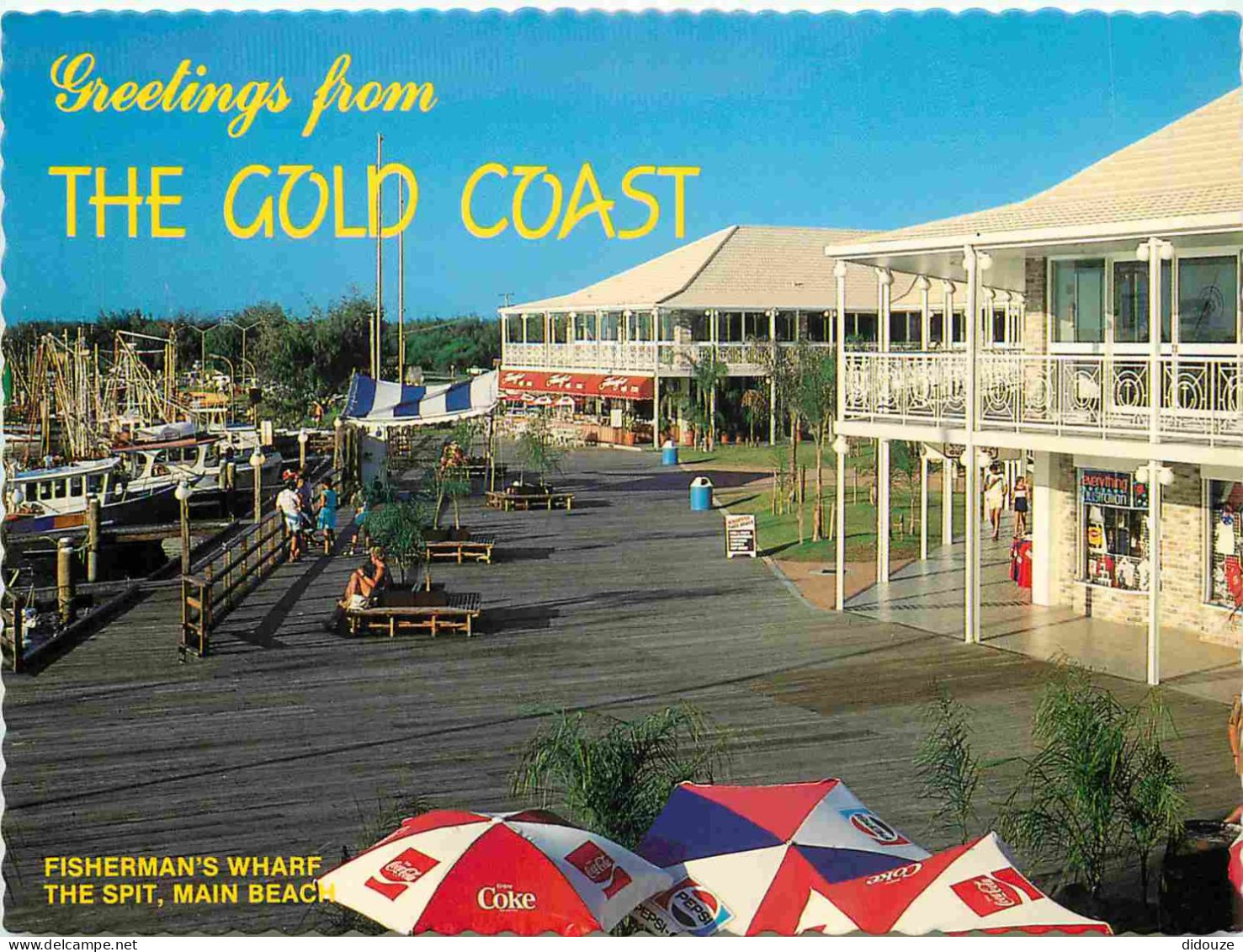 Carte Postale - Australie - Gold Coast - The Gold Coast - fisherman's warf - main beach - CPM - Voir Scans Recto-Verso -