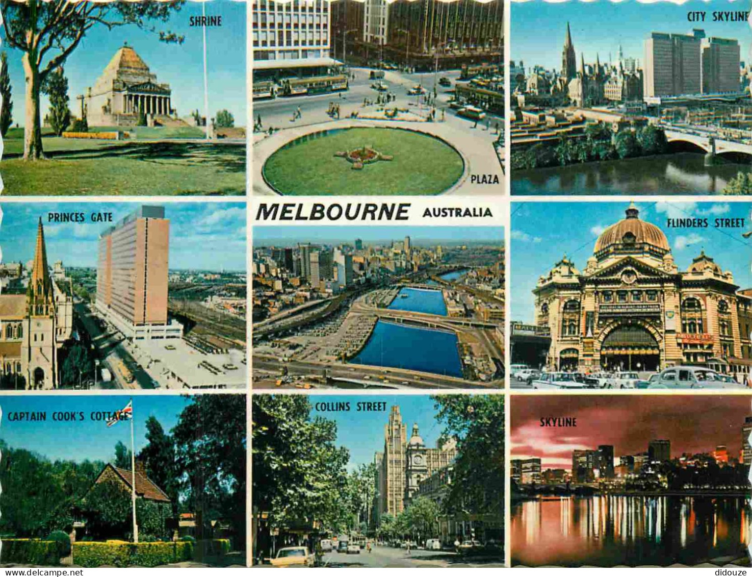 Carte Postale - Australie - Melbourne - Multivues - Interesting views of Victoria's progressive capital city Shr - CPM -