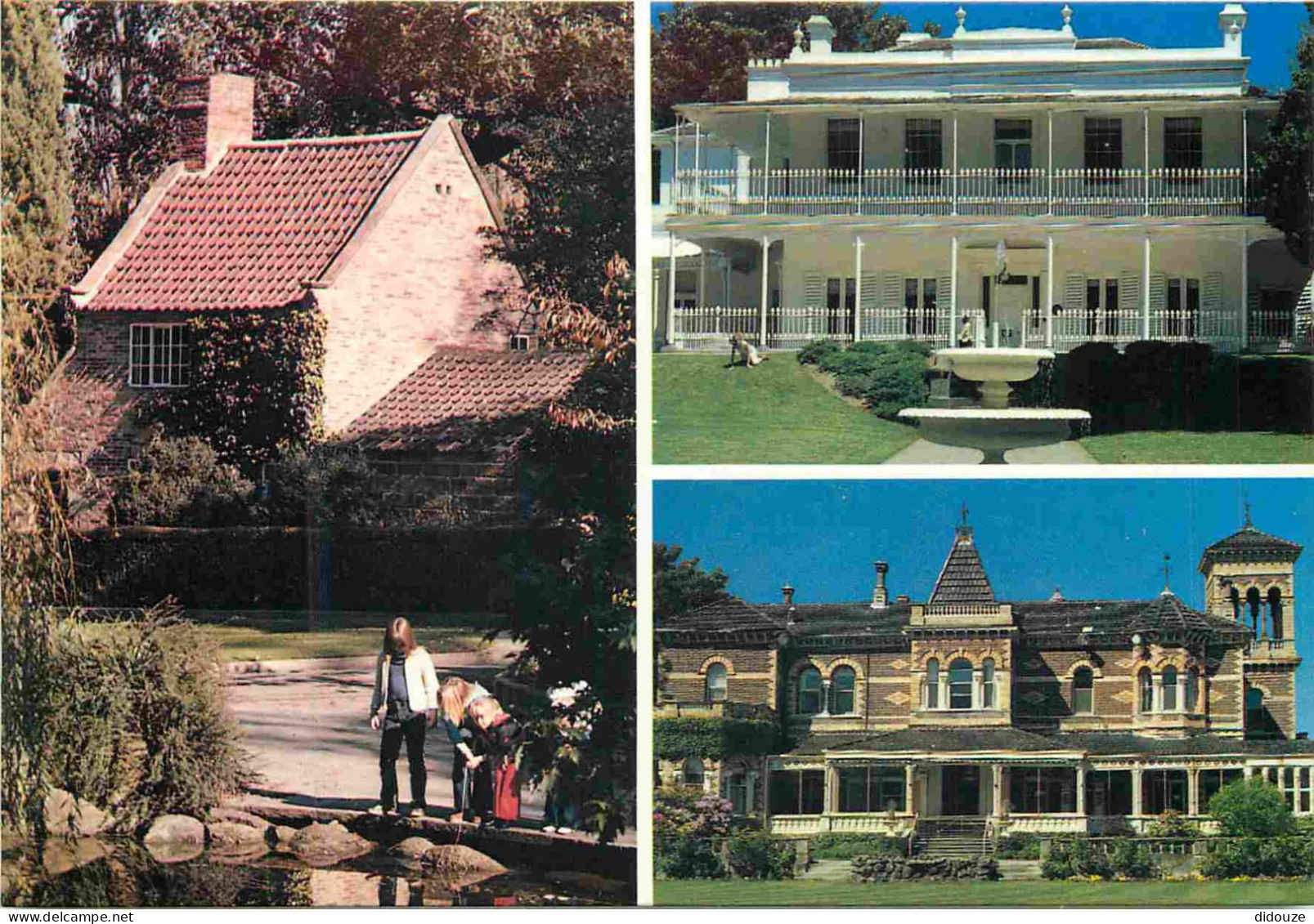 Carte Postale - Australie - Melbourne - Multivues - Scenes of Melbourne Historic Captain Cook's Cottage Stately Como Bea