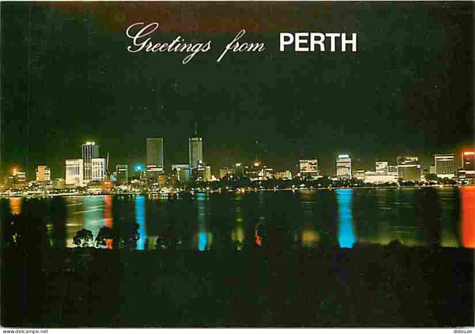 Carte Postale - Australie - Perth - Perth Skyline at Night - CPM - Voir Scans Recto-Verso - Poscard - Carta Postal -  Po