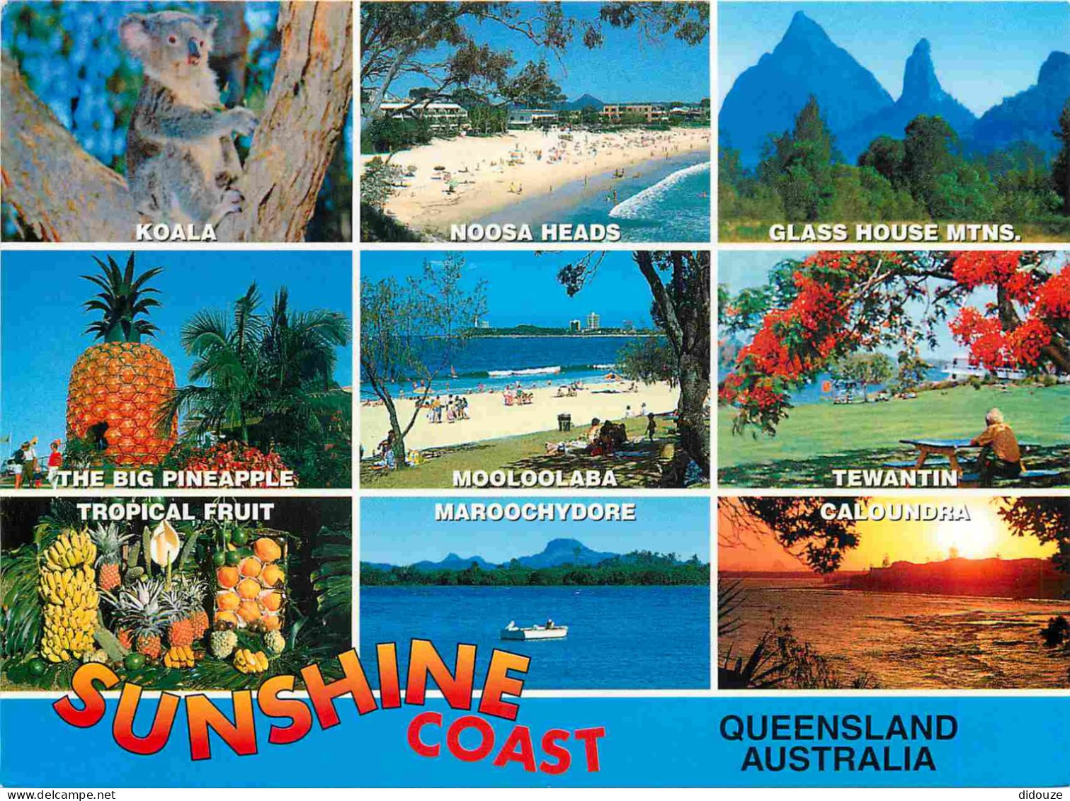 Carte Postale - Australie - Sunshine Coast - Multivues - CPM - Voir Scans Recto-Verso - Poscard - Carta Postal -  Postka