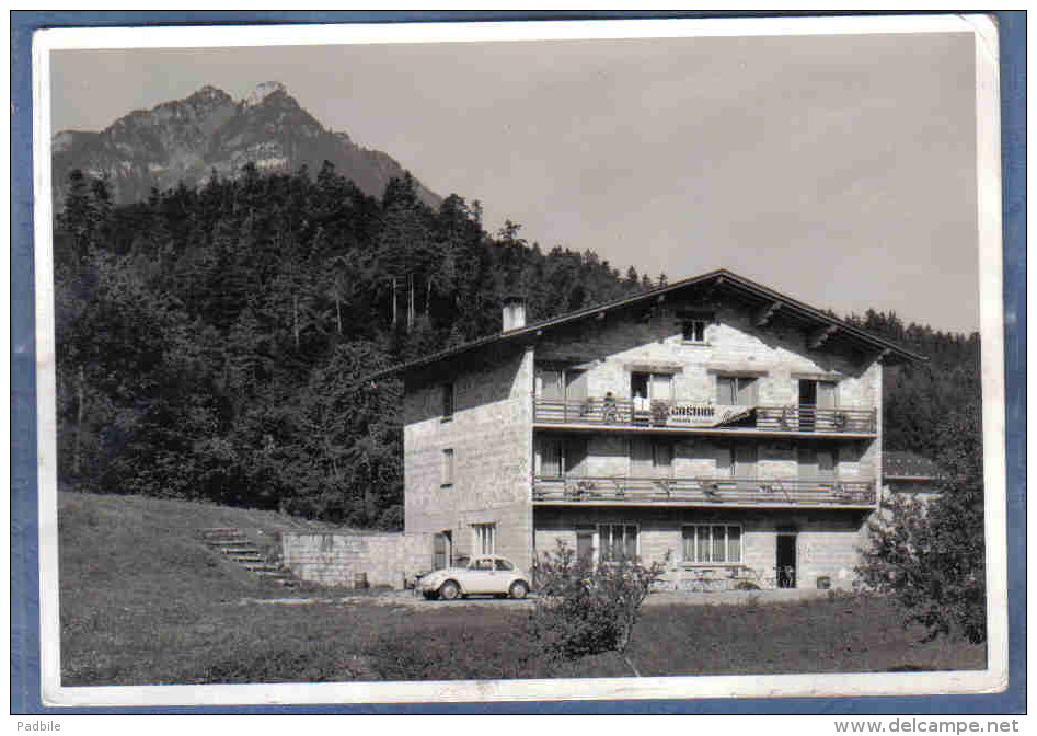 carte postale  Autriche  Nenzing  Gasthof  Pension BAZUL   trés beau plan