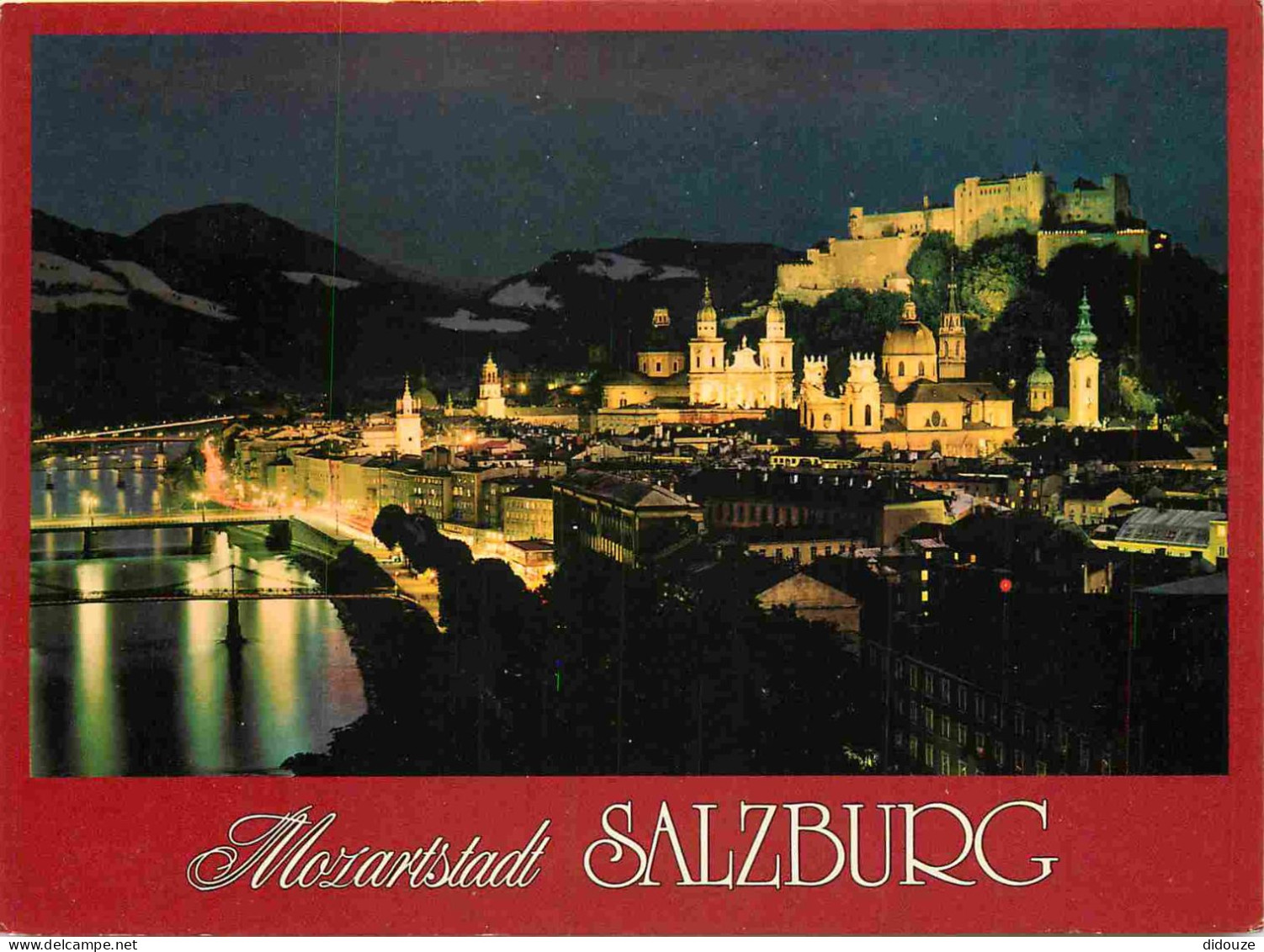 Carte Postale - Autriche - Salzburg - Im Scheinwerferlicht - Salzburg illuminated Salzbourg illuminé - Salzburg - CPM -