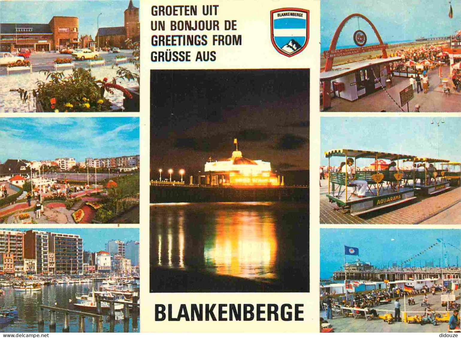 Carte Postale - Belgique - Blankenberge - Multivues - Flandre-Occidentale - CPM - Voir Scans Recto-Verso