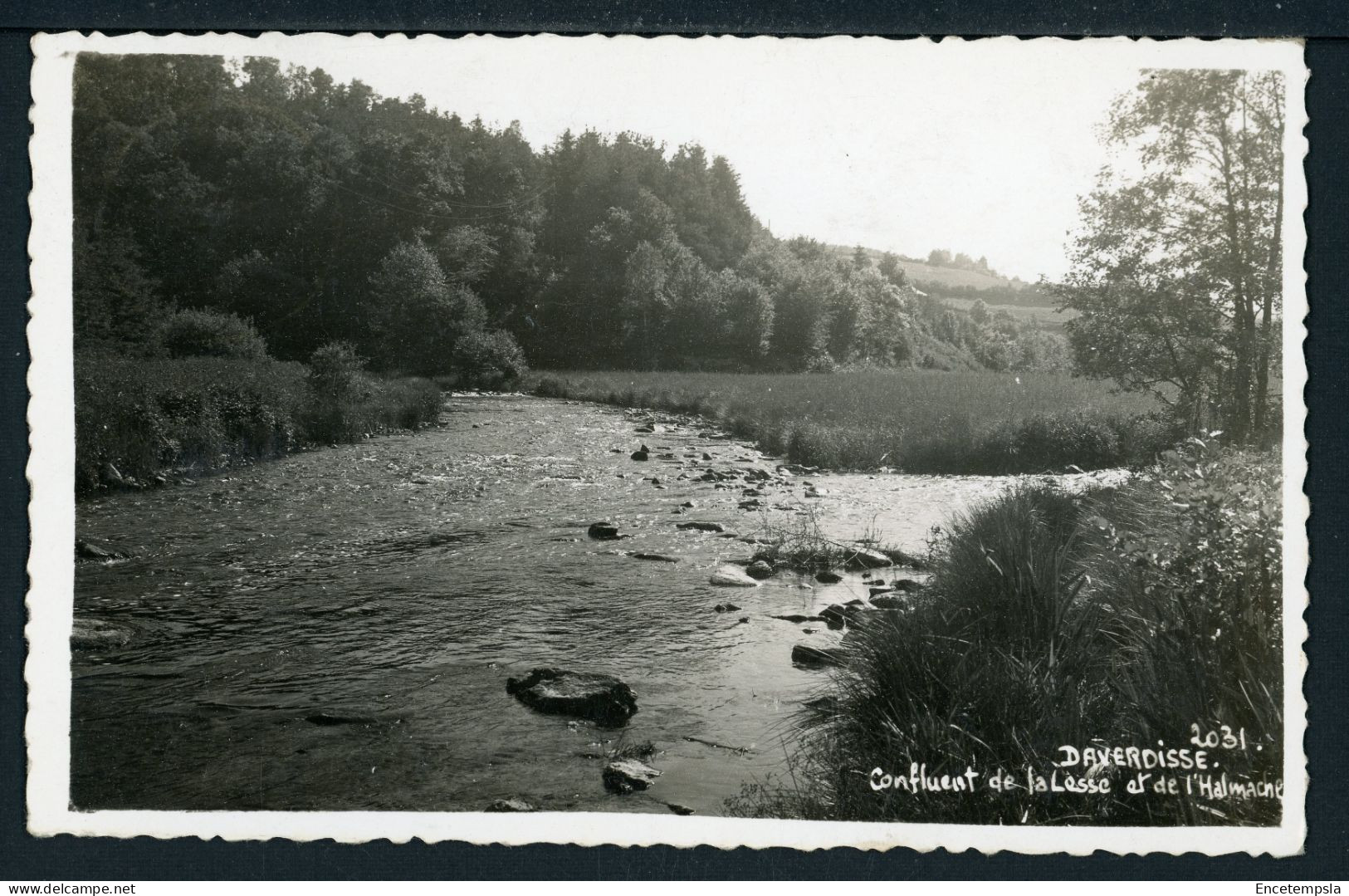Carte Postale - Belgique - Daverdisse - Confluent de la Lesse et de l'Halmache (CP26997)